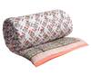 Shop_Cocobee_Peach Cotton Printed Florette Hand Block Quilt_Online_at_Aza_Fashions